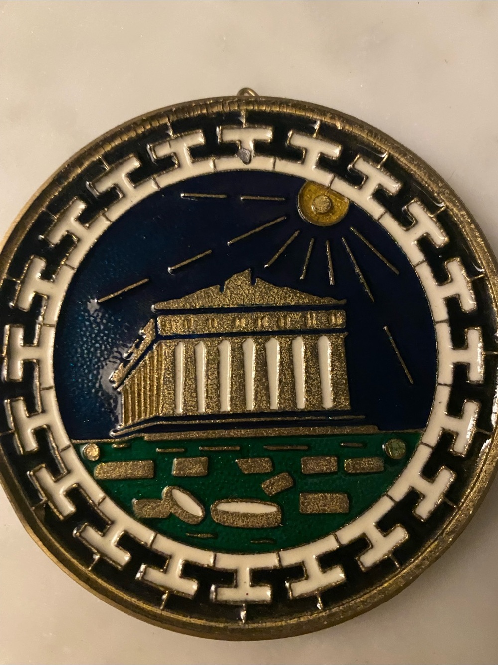 Greek Parthenon Acropolis plate wall decor